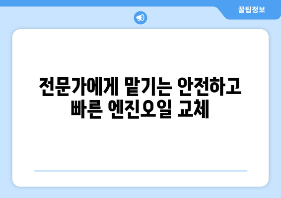 출장 엔진오일 교환 서비스| 쉘 힐릭스 | 편리하고 빠르게, 전문가에게 맡겨보세요!