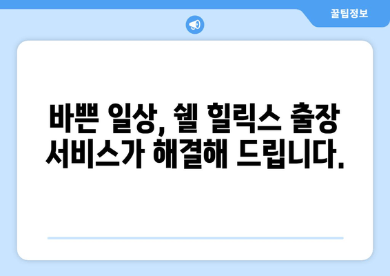 출장 엔진오일 교환 서비스 론칭| 쉘 힐릭스와 함께 편리하게! | 쉘 힐릭스, 엔진오일 교환, 출장 서비스