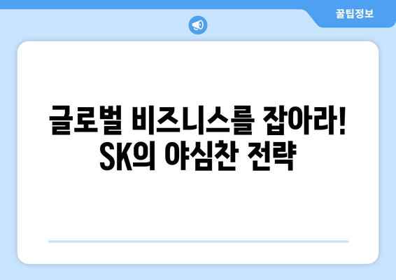 최태원 회장의 "광폭 출장" | 글로벌 비즈니스를 잡아라! | SK, 해외 투자, 성장 전략