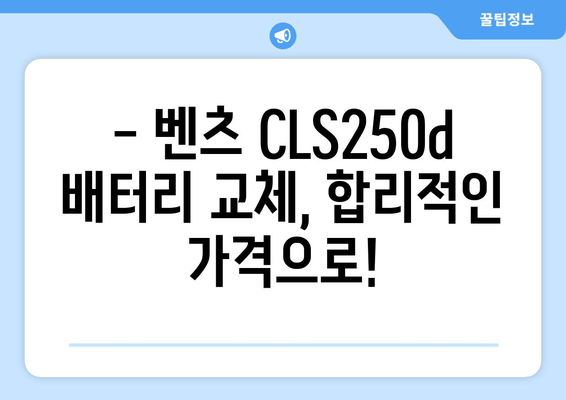 백석동 벤츠 CLS250d 배터리, 즉시 출장 교체! |  빠르고 안전하게, 전문가에게 맡기세요