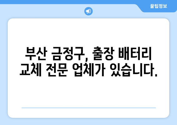 티볼리 배터리 방전? 부산 금정구 출장 배터리 교체 전문 | 빠르고 저렴하게 해결하세요!