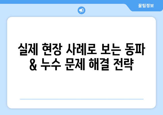 경기광주 동파이프 & 급수배관 누수 차단 보수 현장 사례| 성공적인 해결 전략 공개 | 동파, 누수, 배관, 보수,  겨울철 대비