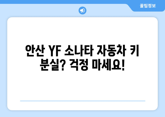 안산 YF 소나타 자동차 키 분실? 출장 복사 서비스 이용 가이드 | 안산, YF 소나타, 키 분실, 자동차 키 복사, 출장 서비스