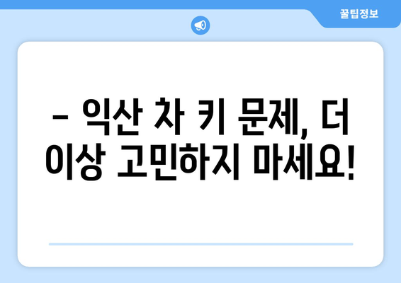 익산 차 키 복사 & 스마트키 제작| 출장 전문, 빠르고 안전하게! | 익산 출장키, 자동차 키 제작, 스마트키 복사, 긴급 출동