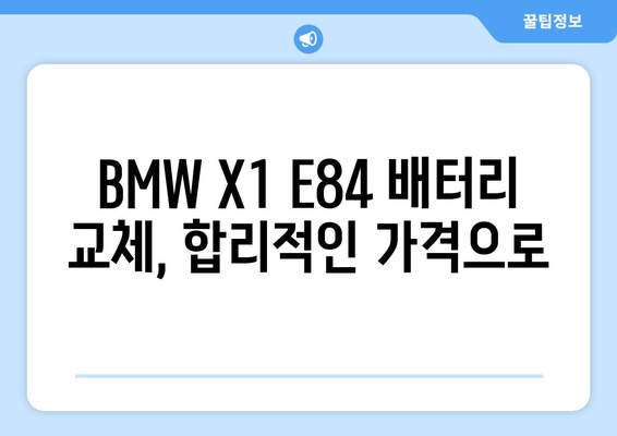 BMW X1 E84 배터리 교체, 덕양구 삼송 출장 밧데리 서비스| 빠르고 안전하게! | 배터리 교체, 출장 서비스, 자동차 배터리