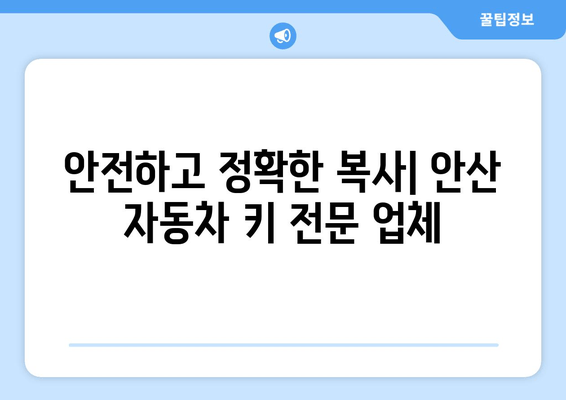 안산 출장 자동차 열쇠 복사| 빠르고 안전하게 해결하세요 | 자동차 열쇠, 긴급 출장, 안산 지역