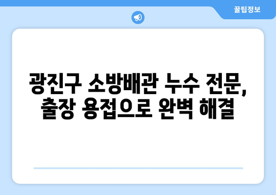 광진구 사무실 소방배관 누수, 출장 용접으로 완벽 해결! | 누수 교체, 보수, 배관 용접, 광진구 출장