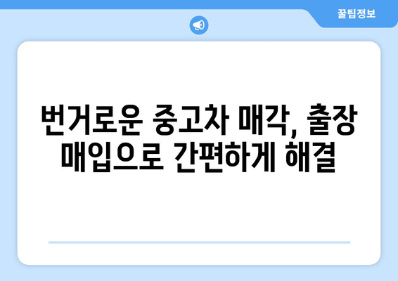 경산 중고차 출장 매입| 전문가에게 맡기면 더욱 편리하게! | 중고차 매각, 빠른 현금 지급, 출장 서비스