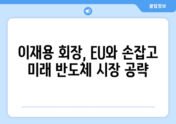 이재용 삼성전자 회장 유럽 출장 귀국 기자회견| 주요 내용 요약 및 분석 | 삼성, EU, 반도체, 투자, 경제