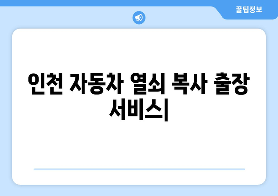 인천 자동차 열쇠 복사 출장 서비스| 차량 안전, 지금 바로 해결하세요! | 24시간 출장, 긴급 열쇠 제작, 잠금 해제