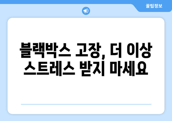 순정 블랙박스 고장? 출장 시공으로 빠르고 안전하게 해결하세요! | 블랙박스 수리, 출장 서비스, 전문 업체