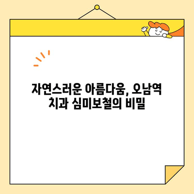 오남역 치과 심미보철, 자연스러운 아름다움을 찾는 비결 | 오남역, 치과, 심미보철, 자연스러운 미소