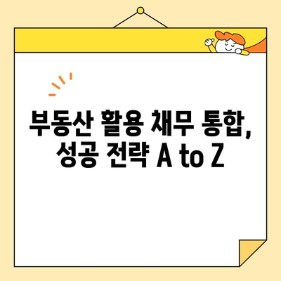 부동산 활용 채무 통합, 조건부터 성공 전략까지 | 부채 해결, 재무 설계, 부동산 투자