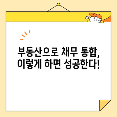 부동산 활용 채무 통합 대환 대출 조건 완벽 가이드 | 부동산 담보 대출, 채무 재구성, 금리 인하