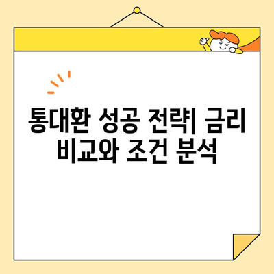 직장인 통대환 완벽 가이드| 이해부터 성공적인 방법까지 | 통대환, 대환대출, 신용대출, 금리 비교,  대출 상환