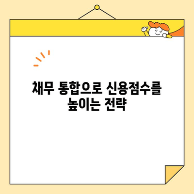 근로자 채무 통합으로 신용점수 회복하는 방법 | 신용등급, 재무설계, 부채관리
