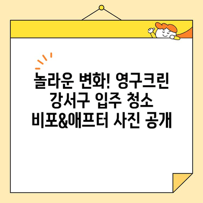 영구크린 강서구 입주 청소 후기| 내돈내산 이용기 | 솔직 후기, 가격, 장단점, 비포애프터