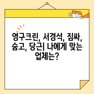 이사업체 선택 가이드| 영구크린, 서경석, 짐싸, 숨고, 당근 비교 분석 | 이사견적, 이사업체 추천, 이사비용