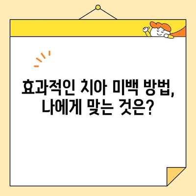 치아 미백의 과학| 어떻게 작동하는가? | 치아 미백 원리, 효과적인 방법, 주의 사항