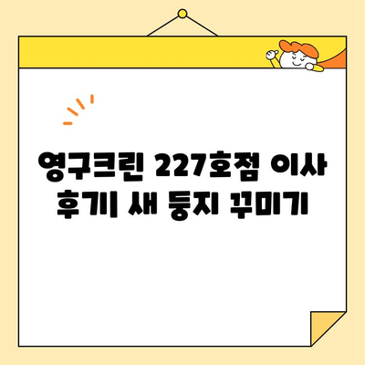 영구크린 227호점 이사 & 인테리어 꾸미기| 이사일기 8 | 이사 후기, 인테리어 팁, 영구크린