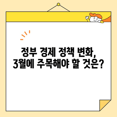 3월 경제 브리핑| 주유소 과태료, 소상공인 대환 대출 확대 | 경제 동향, 정책 변화, 주요 이슈