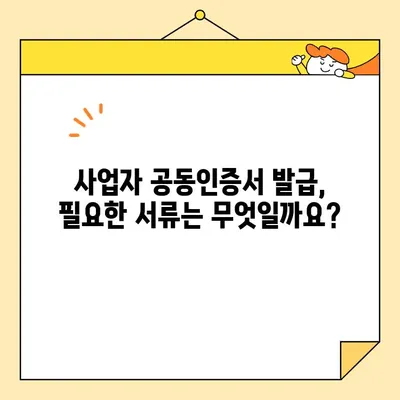 사업자 공동인증서 범용 온라인 발급 완벽 가이드 | 온라인 발급,  단계별 설명,  필요서류,  주의사항