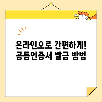 공동인증서 발급, 꼭 알아야 할 준비 서류와 주의 사항 | 발급 절차, 필요 서류, 주의 사항, 온라인 발급