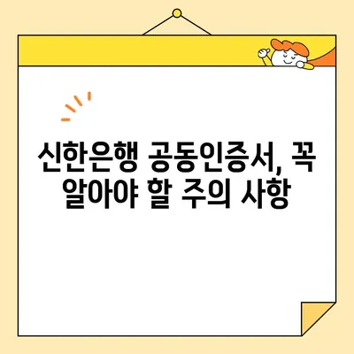 신한은행 공동인증서 발급, 갱신, 내보내기 완벽 가이드 | 쉬운 방법, 유용한 팁, 주의 사항