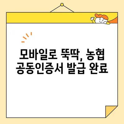 카카오뱅크 & 농협 공동인증서 발급, 이렇게 하면 끝! | 간편 발급 가이드, 단계별 설명