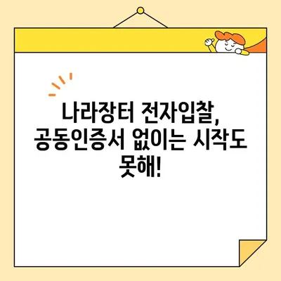 나라장터 전자입찰, 범용 공동인증서 발급 완벽 가이드 | 공동인증서, 전자입찰, 나라장터