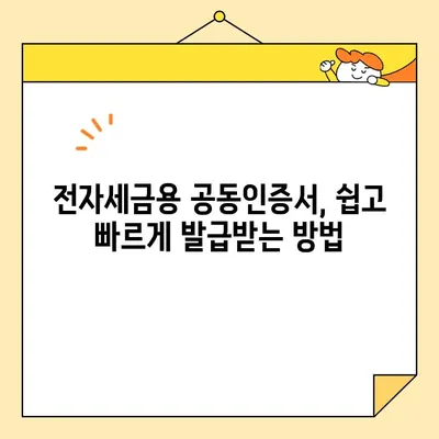 전자세금용 공동인증서 발급부터 전자세금계산서 발행까지 완벽 가이드 | 전자세금계산서, 공동인증서, 발급, 발행, 가이드