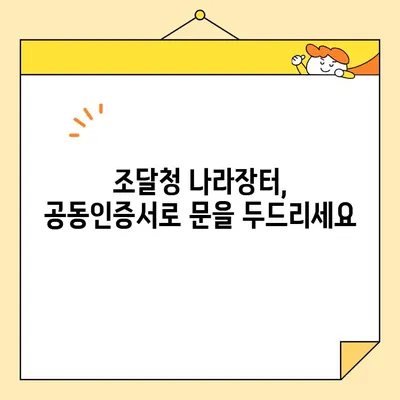 다수공급자계약 참여를 위한 필수 안내| 조달청 나라장터 사업자 공동인증서 발급 | 공동인증서, 나라장터, 다수공급자계약, 조달청