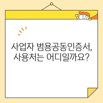 사업자 범용공동인증서 발급 완벽 가이드| 필요 서류 및 단계별 안내 | 공동인증서, 사업자등록증, 발급절차, 온라인 신청