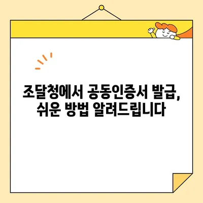 나라장터 공동인증서, 전자서명으로 당일 발급받는 방법 | 조달청, 공동인증서 발급, 전자서명