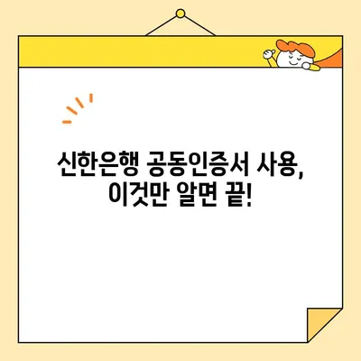 신한은행 공동인증서 발급, 갱신, 내보내기 완벽 가이드 | 신한은행, 공동인증서, 발급, 갱신, 내보내기, 가이드