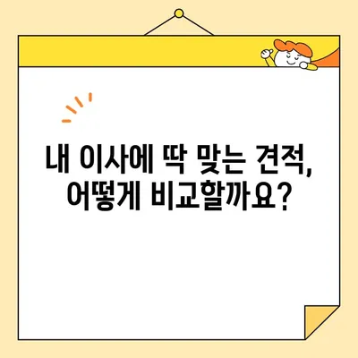 이삿짐센터 비용 견적 비교 & 리뷰| 꼼꼼하게 따져보고 현명하게 선택하세요! | 이사, 견적, 비교, 리뷰, 추천