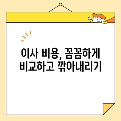 이사짐센터 비용 절약의 3가지 비밀| 똑똑한 이사 준비 가이드 | 이사 비용 줄이기, 이사짐센터 추천, 이사 꿀팁