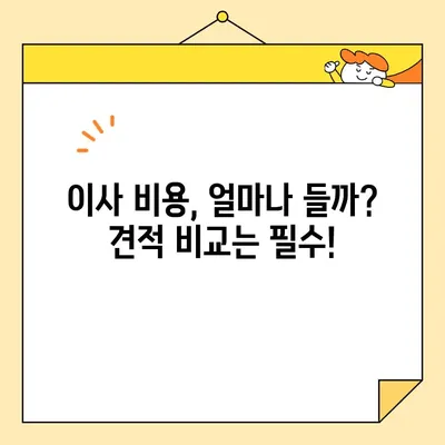 20평~30평 아파트 이사, 비용 견적부터 이삿짐센터 추천까지! | 포장이사, 이사견적, 이삿짐센터 추천, 가격 비교