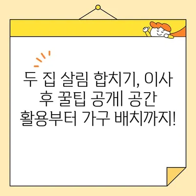 영구크린 두번째 이사 후기| 합가 이사 성공 전략 & 꿀팁 대공개! | 이사 후기, 합가 이사, 영구크린, 이사 팁