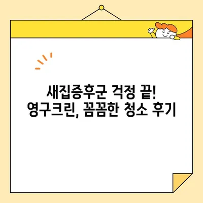 영구크린 입주청소 내돈내산 후기| 솔직한 장점과 단점 | 입주청소, 영구크린, 후기, 가격, 비용, 추천