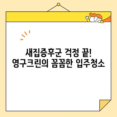 영구크린 입주청소, 꼼꼼한 케어로 새집처럼! | 입주청소, 영구크린, 청소 서비스, 깨끗한 새집