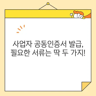 홈택스 사업자 공동인증서(범용인증서) 즉시 발급받는 방법 | 간편 발급 가이드, 단계별 설명, 필요 서류