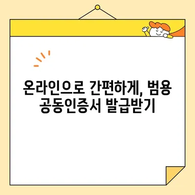 나라장터 전자입찰, 범용 공동인증서 간편 발급 지침| 빠르고 쉽게 발급받는 방법 | 나라장터, 전자입찰, 공동인증서, 발급