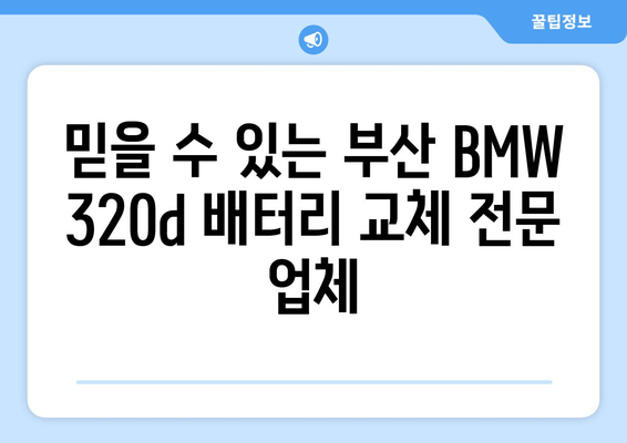 BMW 320d 배터리 출장 교체 전문 | 부산 지역 빠르고 안전한 교체 서비스