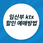 임산부 ktx 할인