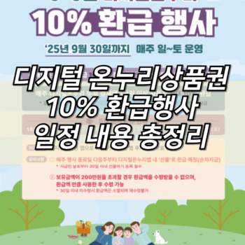 디지털 온누리 환급